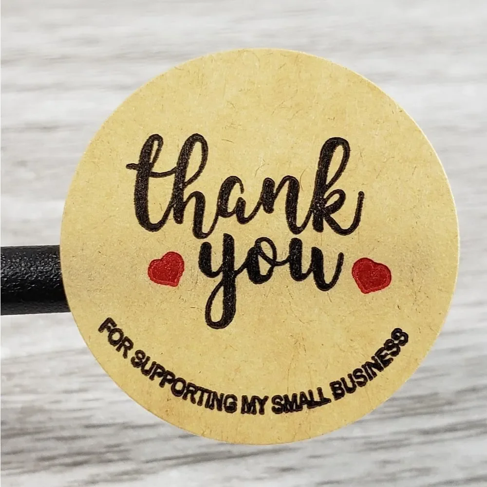 8/$20 100ct Thank You Stickers Round 1